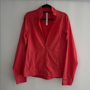 Lululemon Lightweight Running Jacket Coral Size 12